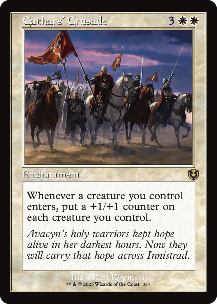 Cathars' Crusade (Retro Frame) [Innistrad Remastered] | Webway Games