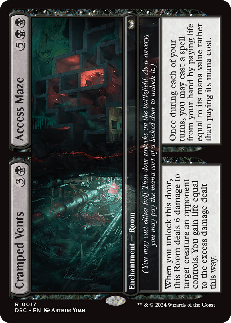 Cramped Vents // Access Maze [Duskmourn: House of Horror Commander] | Webway Games