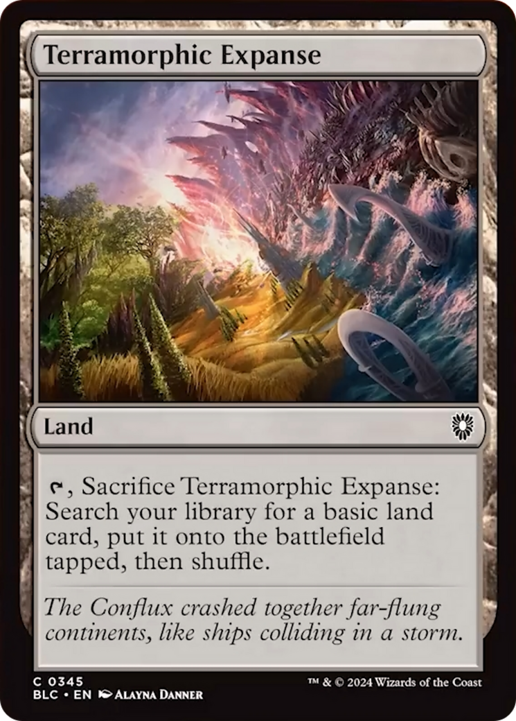 Terramorphic Expanse [Bloomburrow Commander] | Webway Games