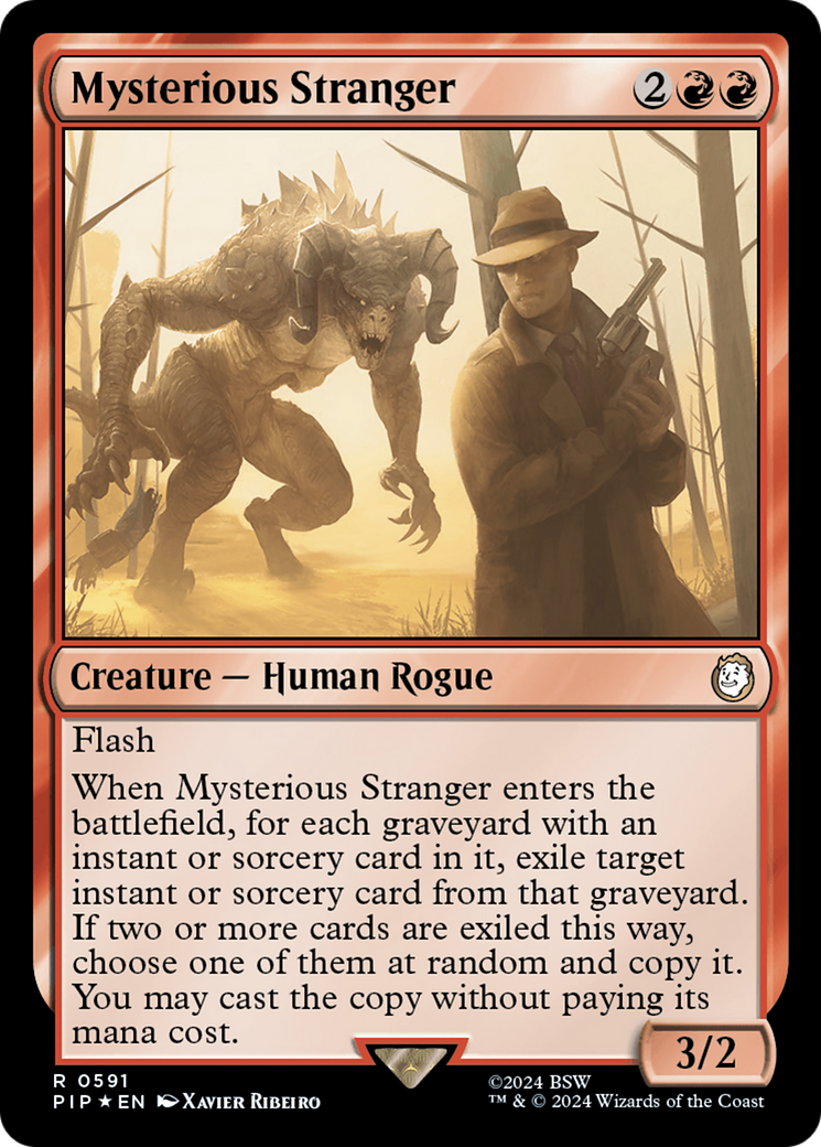 Mysterious Stranger (Surge Foil) [Fallout] | Webway Games
