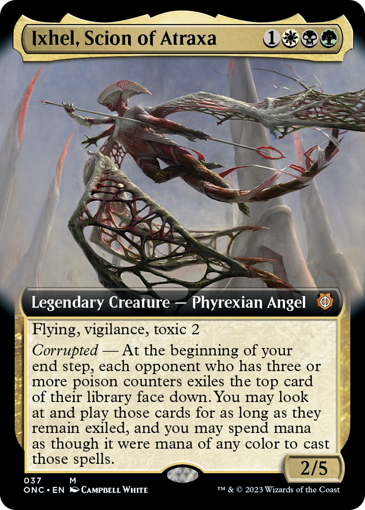 Ixhel, Scion of Atraxa (Extended Art) [Phyrexia: All Will Be One Commander] | Webway Games