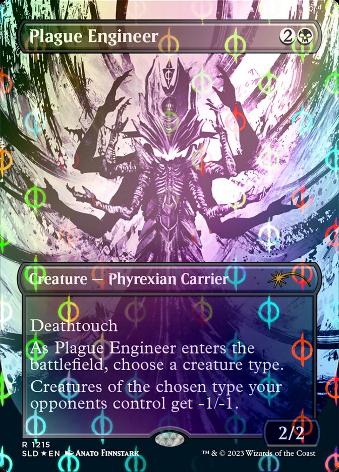 Plague Engineer (Borderless Ichor Step-and-Compleat Foil) [Secret Lair Drop Series] | Webway Games