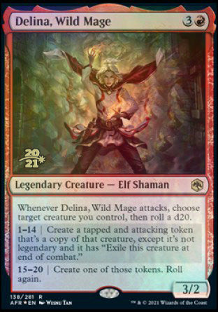 Delina, Wild Mage [Dungeons & Dragons: Adventures in the Forgotten Realms Prerelease Promos] | Webway Games
