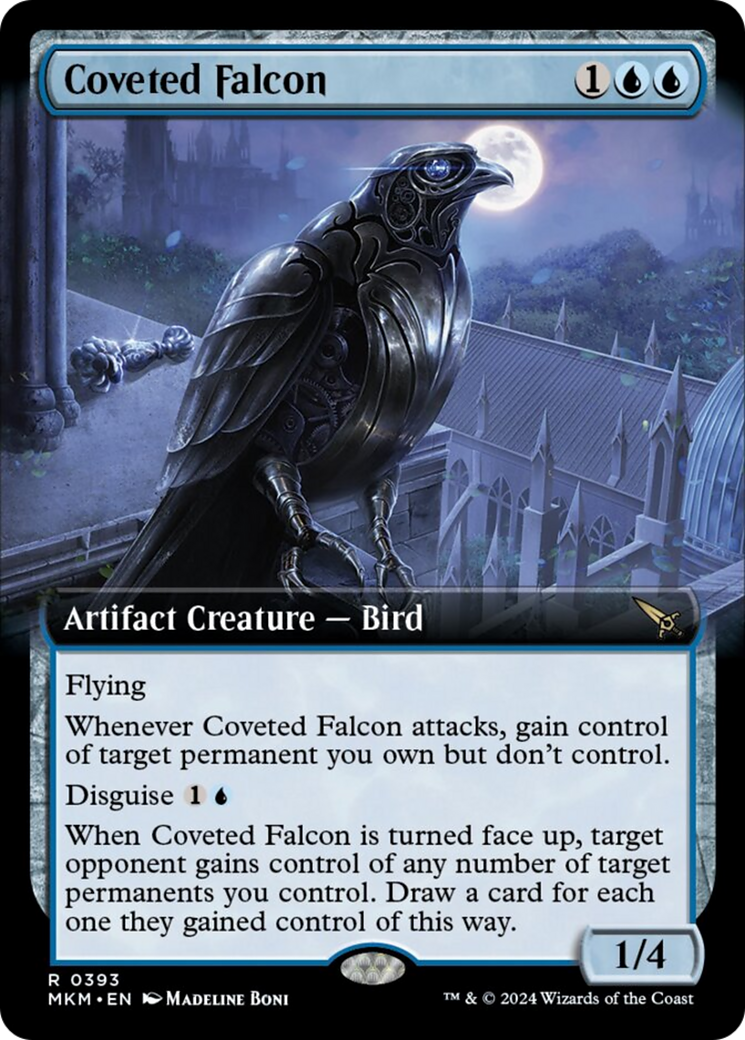 Coveted Falcon (Extended Art) [Murders at Karlov Manor] | Webway Games