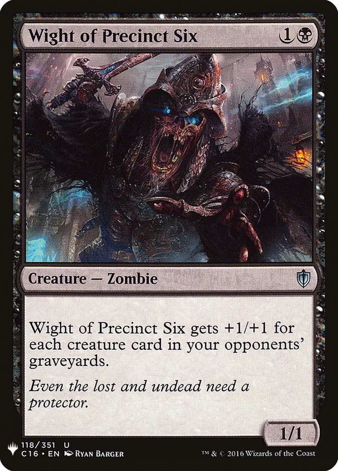 Wight of Precinct Six [Mystery Booster] | Webway Games