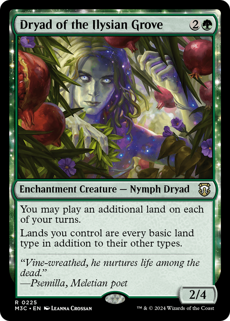 Dryad of the Ilysian Grove (Ripple Foil) [Modern Horizons 3 Commander] | Webway Games