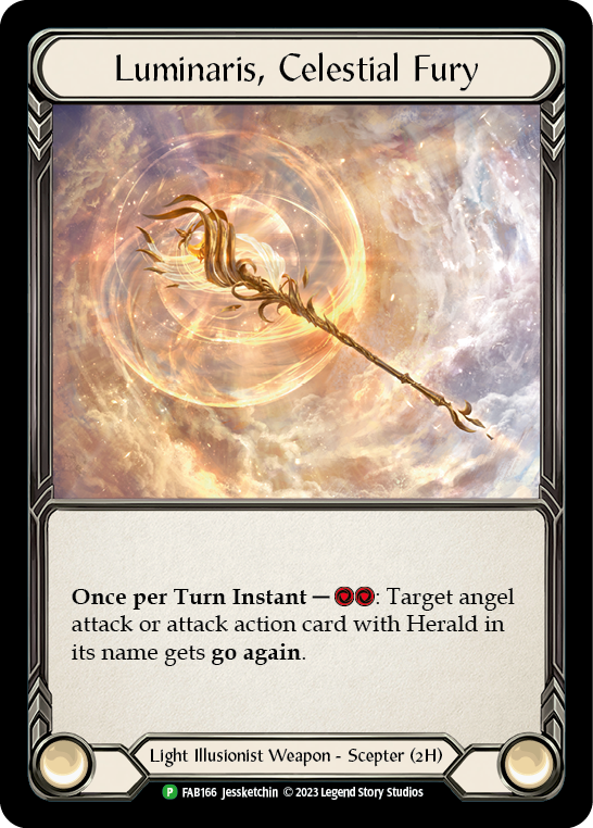 Luminaris, Celestial Fury [FAB166] (Promo)  Rainbow Foil | Webway Games