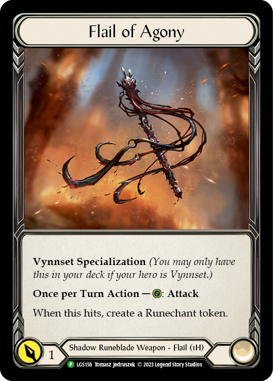 Flail of Agony [LGS156] (Promo)  Cold Foil | Webway Games