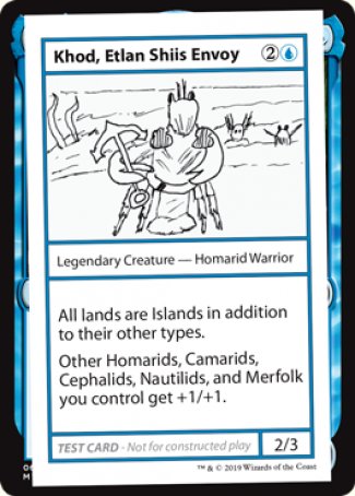 Khod, Etlan Shiis Envoy (2021 Edition) [Mystery Booster Playtest Cards] | Webway Games