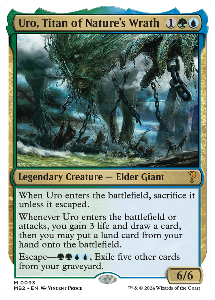 Uro, Titan of Nature's Wrath [Mystery Booster 2] | Webway Games