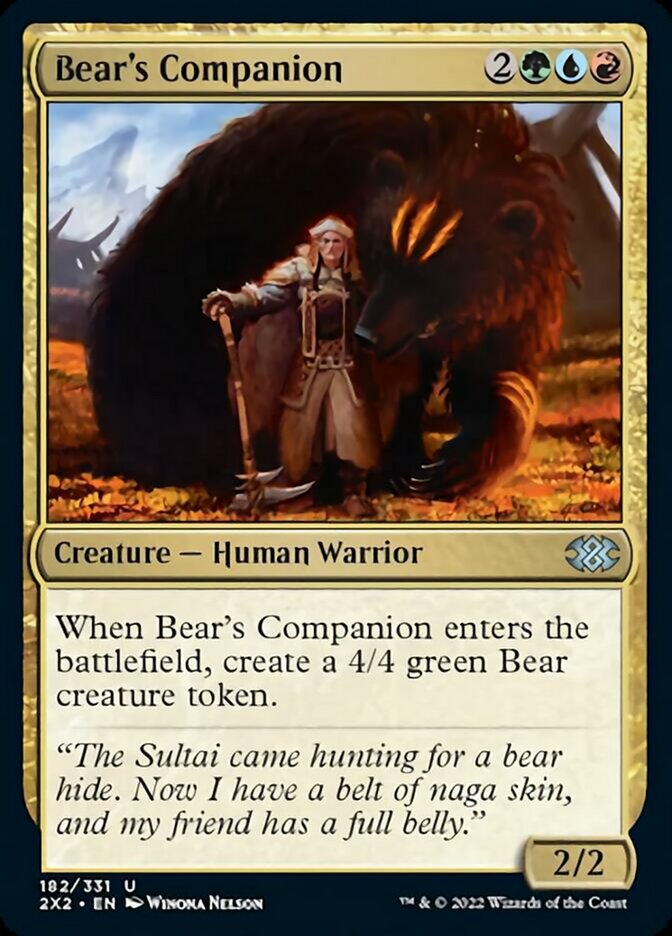 Bear's Companion [Double Masters 2022] | Webway Games