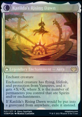 Katilda, Dawnhart Martyr // Katilda's Rising Dawn [Innistrad: Crimson Vow Prerelease Promos] | Webway Games