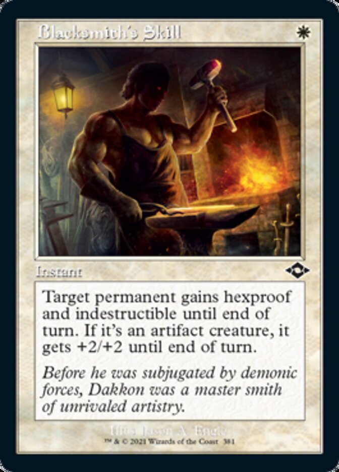 Blacksmith's Skill (Retro Foil Etched) [Modern Horizons 2] | Webway Games