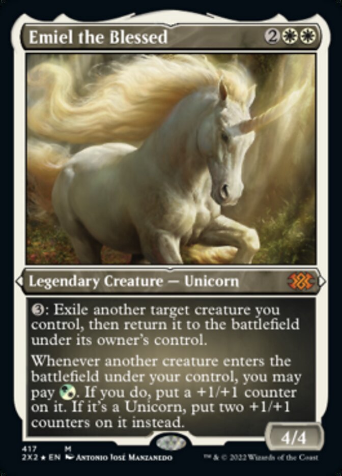 Emiel the Blessed (Foil Etched) [Double Masters 2022] | Webway Games
