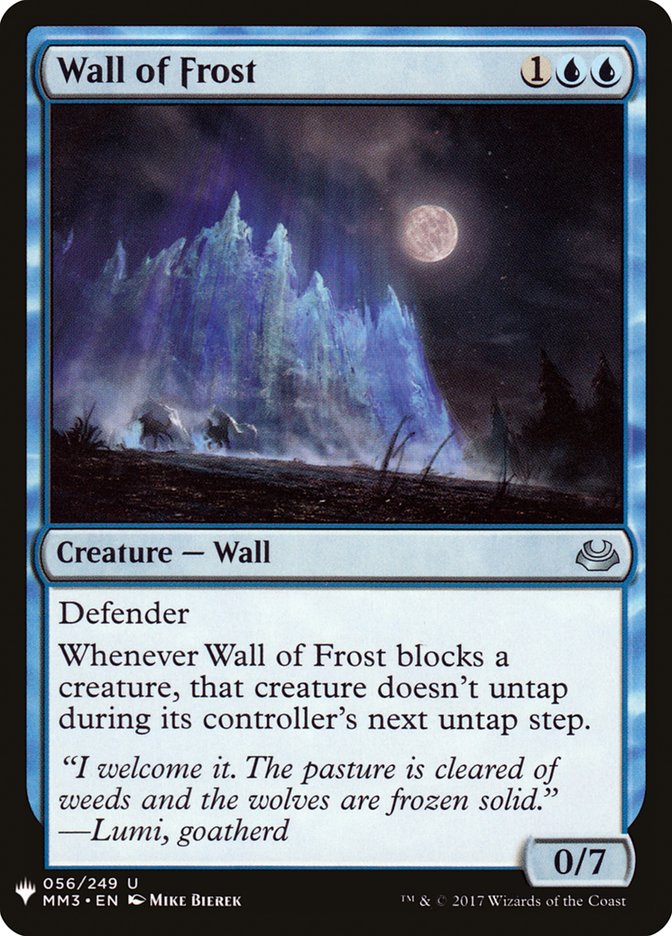 Wall of Frost [Mystery Booster] | Webway Games