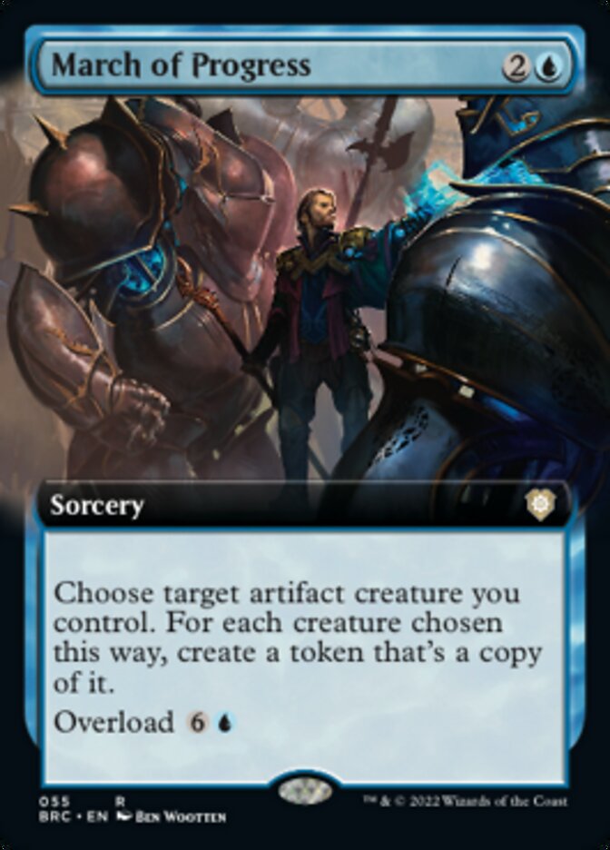 March of Progress (Extended Art) [The Brothers' War Commander] | Webway Games