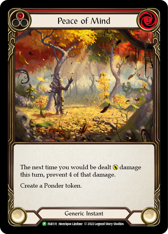 Peace of Mind [FAB131] (Promo)  Rainbow Foil | Webway Games