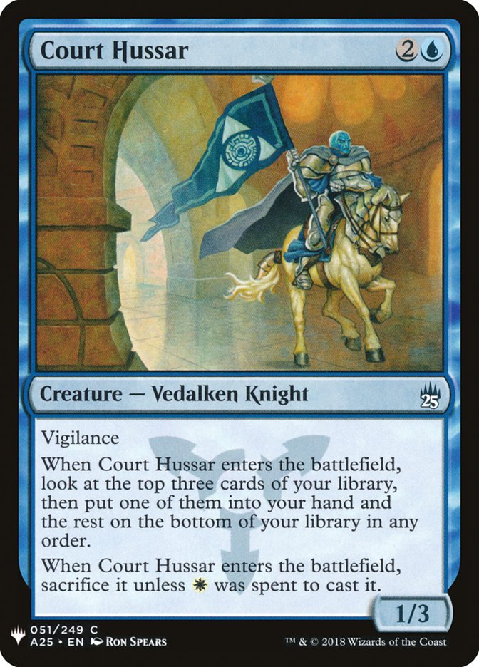 Court Hussar [Mystery Booster] | Webway Games