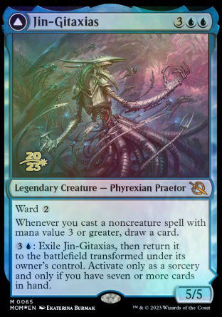 Jin-Gitaxias // The Great Synthesis [March of the Machine Prerelease Promos] | Webway Games