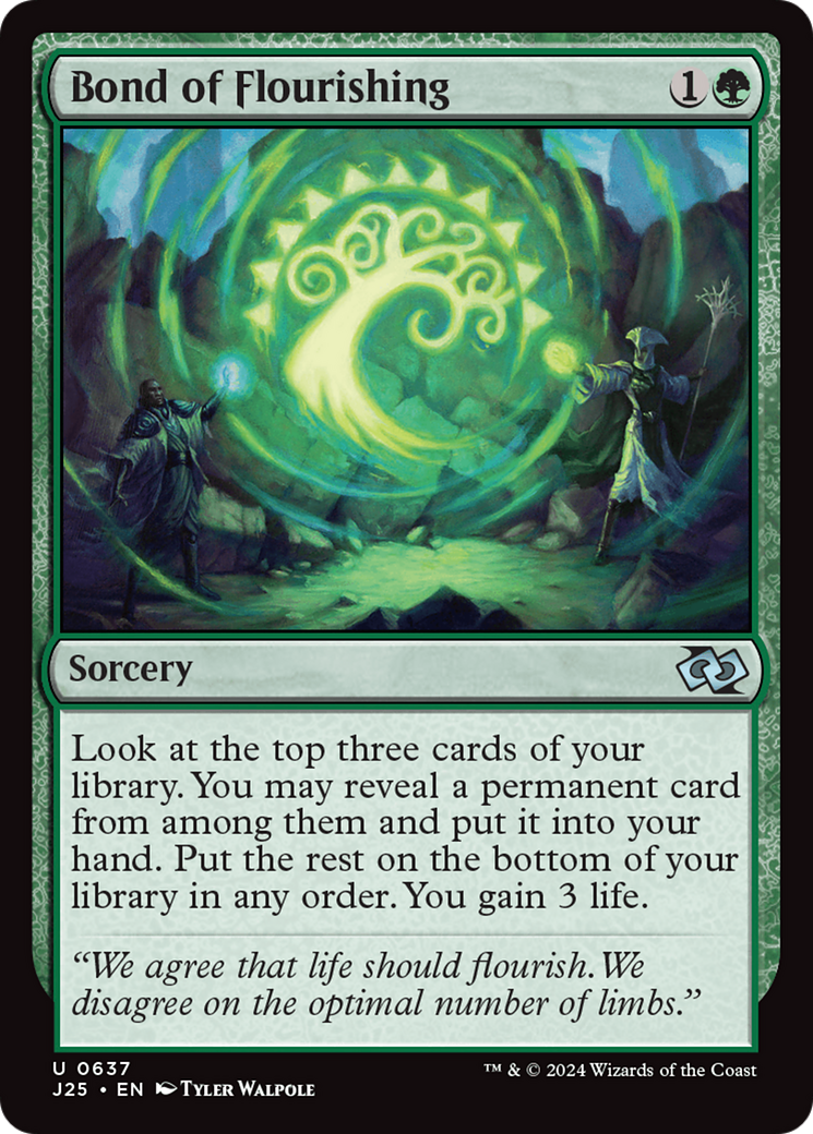 Bond of Flourishing [Foundations Jumpstart] | Webway Games