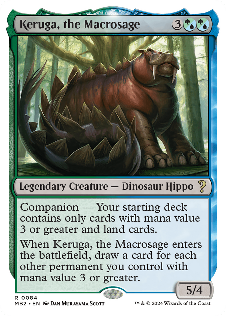 Keruga, the Macrosage (White Border) [Mystery Booster 2] | Webway Games