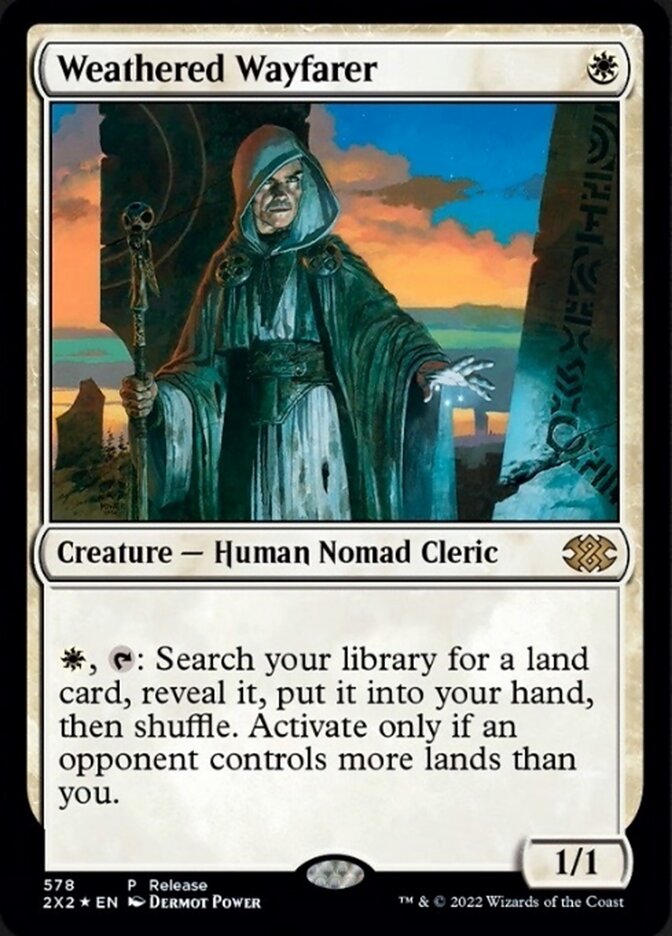 Weathered Wayfarer (Preview Promo) [Double Masters 2022] | Webway Games