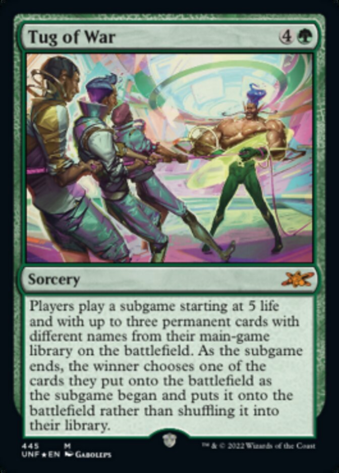 Tug of War (Galaxy Foil) [Unfinity] | Webway Games