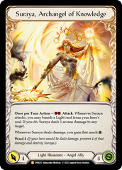 Invoke Suraya // Suraya, Archangel of Knowledge [DYN212] (Dynasty)  Rainbow Foil | Webway Games
