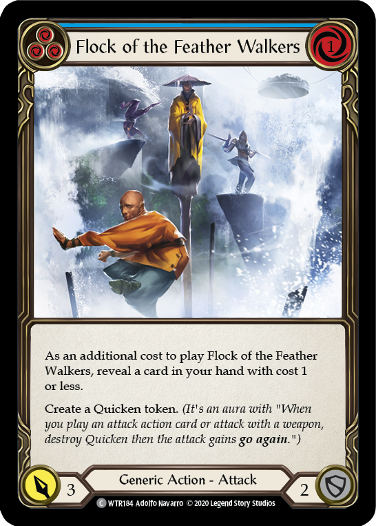 Flock of the Feather Walkers (Blue) [U-WTR184] (Welcome to Rathe Unlimited)  Unlimited Normal | Webway Games