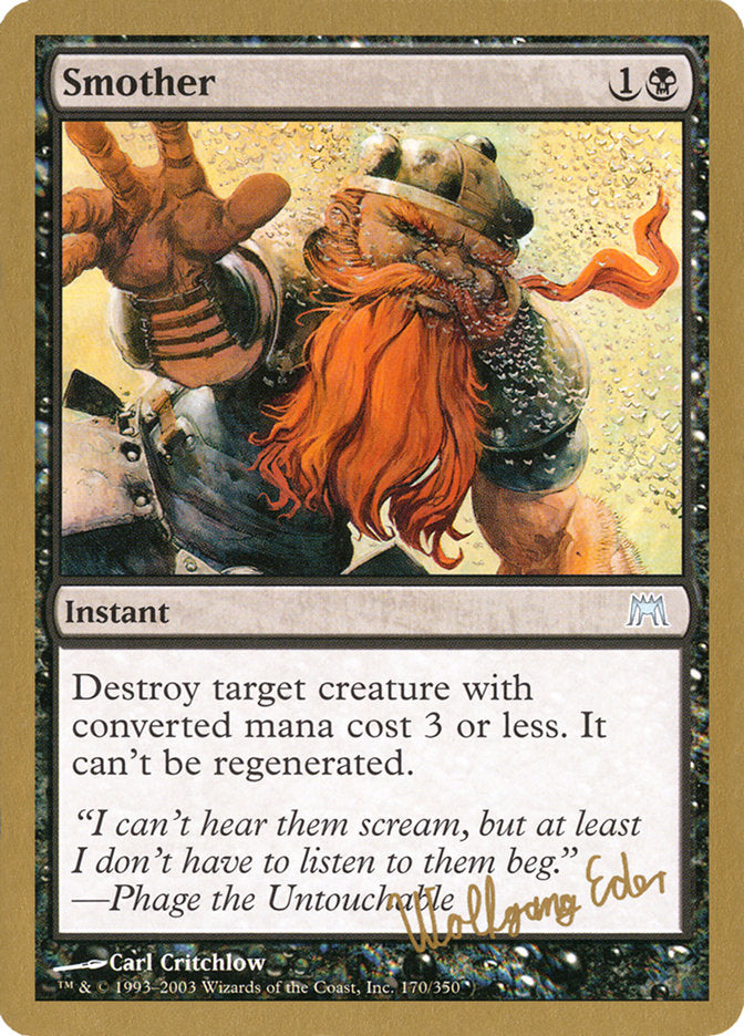 Smother (Wolfgang Eder) [World Championship Decks 2003] | Webway Games