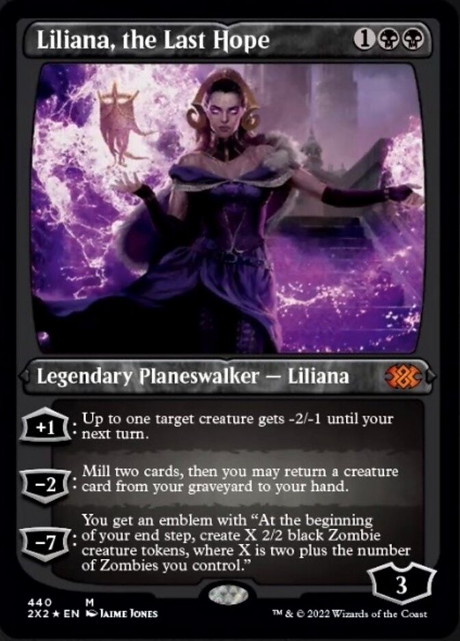 Liliana, the Last Hope (Foil Etched) [Double Masters 2022] | Webway Games