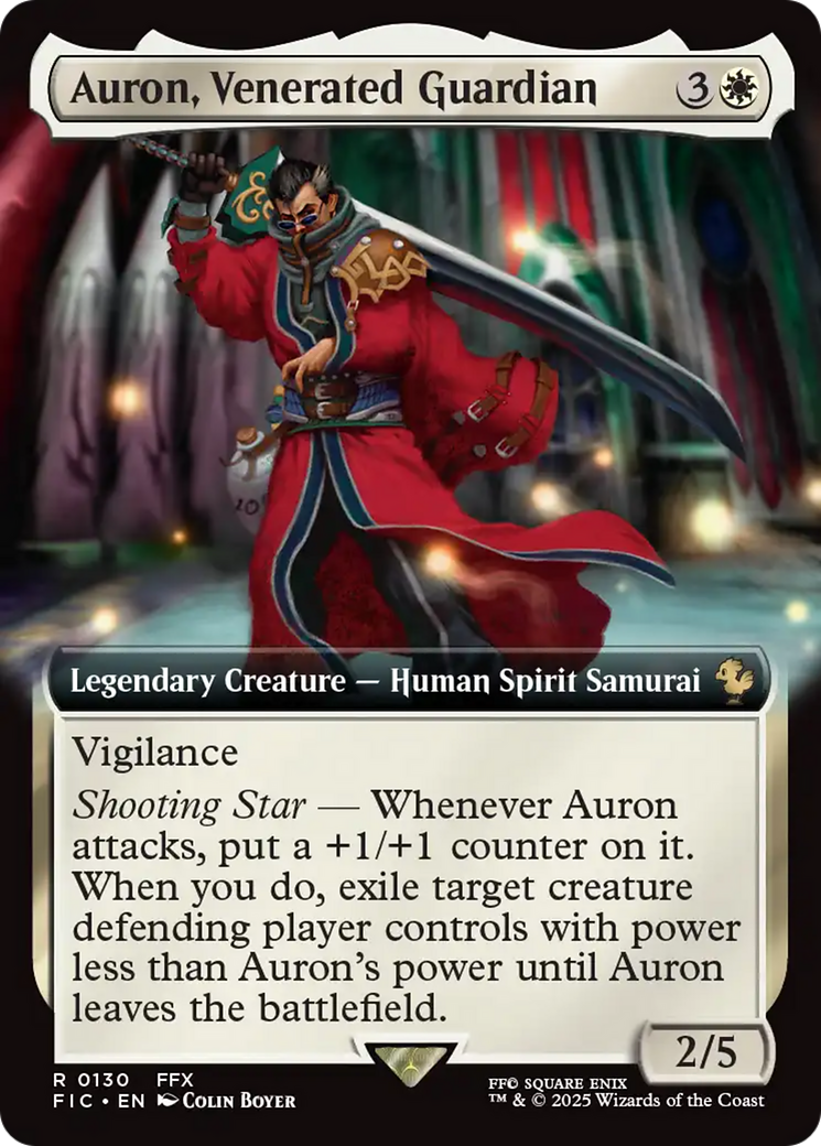 Auron, Venerated Guardian (Extended Art) [FINAL FANTASY Commander] | Webway Games