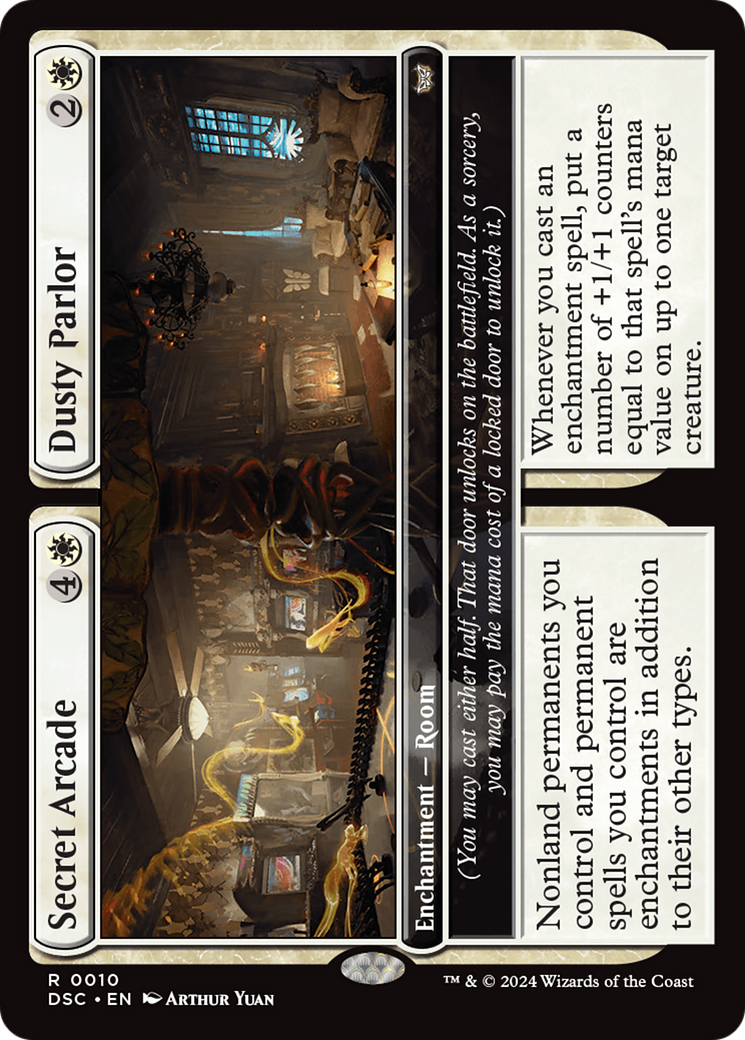 Secret Arcade // Dusty Parlor [Duskmourn: House of Horror Commander] | Webway Games