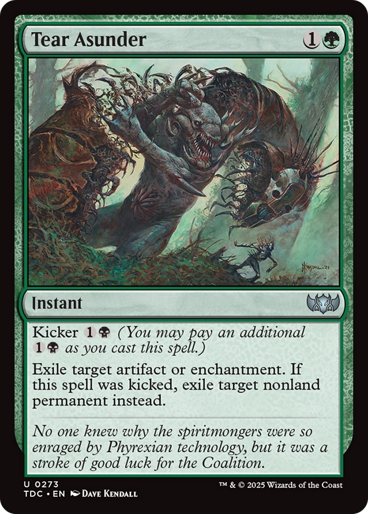 Tear Asunder [Tarkir: Dragonstorm Commander] | Webway Games