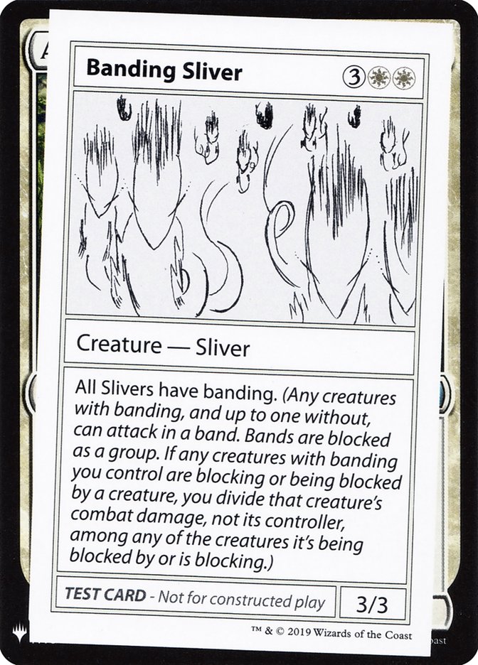 Banding Sliver [Mystery Booster Playtest Cards] | Webway Games