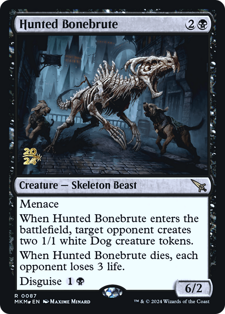 Hunted Bonebrute [Murders at Karlov Manor Prerelease Promos] | Webway Games