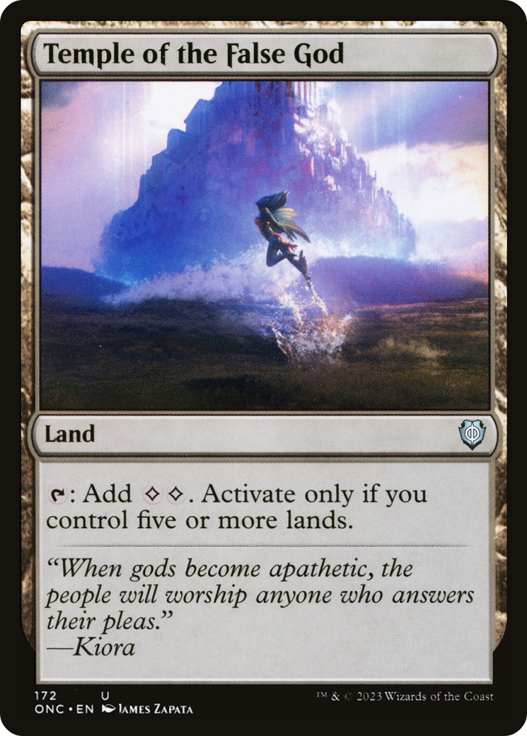 Temple of the False God [Phyrexia: All Will Be One Commander] | Webway Games