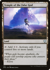 Temple of the False God [Phyrexia: All Will Be One Commander] | Webway Games
