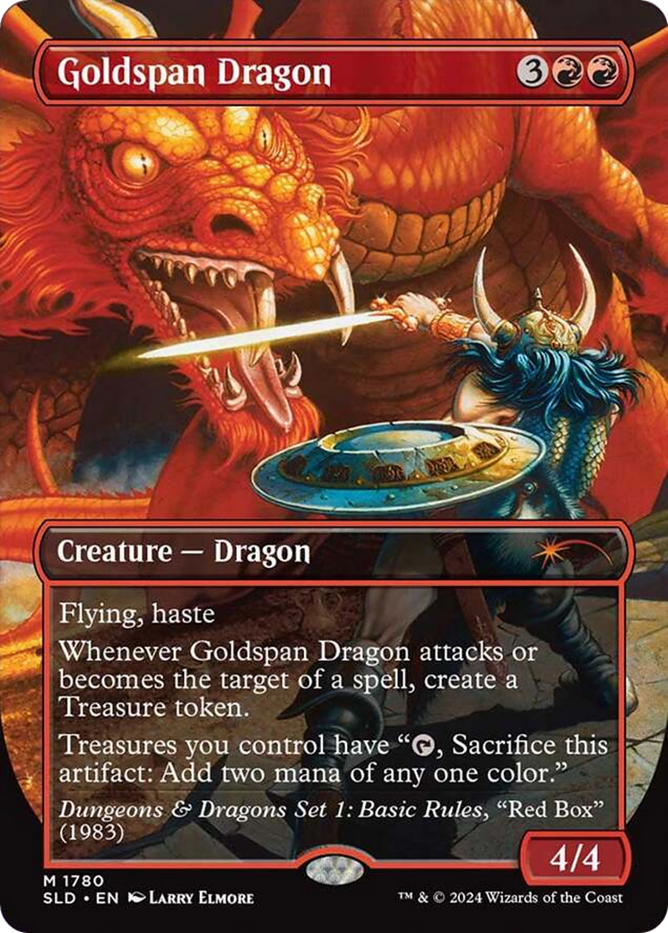Goldspan Dragon (Rainbow Foil) [Secret Lair Drop Series] | Webway Games