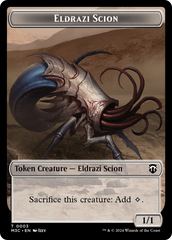 Eldrazi Scion // Eldrazi Spawn Double-Sided Token [Modern Horizons 3 Commander Tokens] | Webway Games