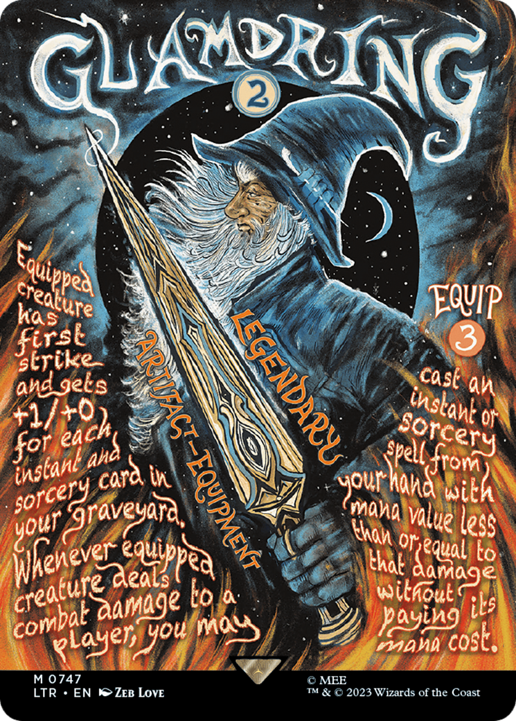 Glamdring (Borderless Poster) [The Lord of the Rings: Tales of Middle-Earth] | Webway Games