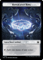 Food // Replicated Ring Double-Sided Token [March of the Machine Commander Tokens] | Webway Games