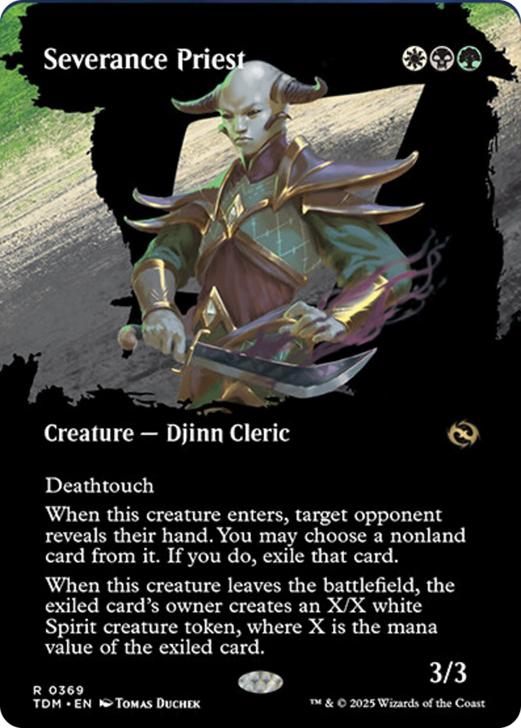 Severance Priest (Borderless) [Tarkir: Dragonstorm] | Webway Games