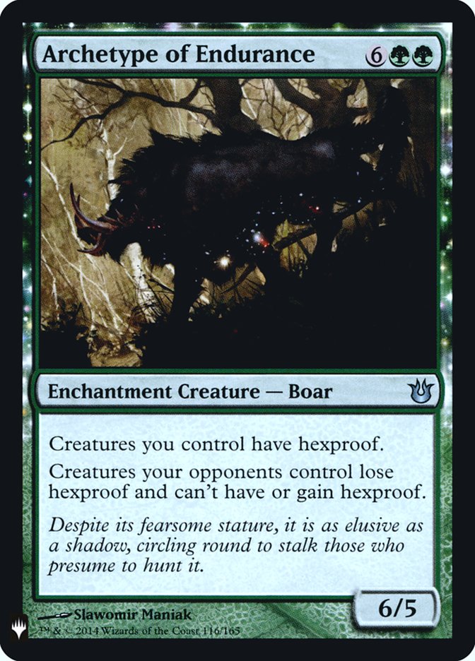 Archetype of Endurance [Mystery Booster] | Webway Games