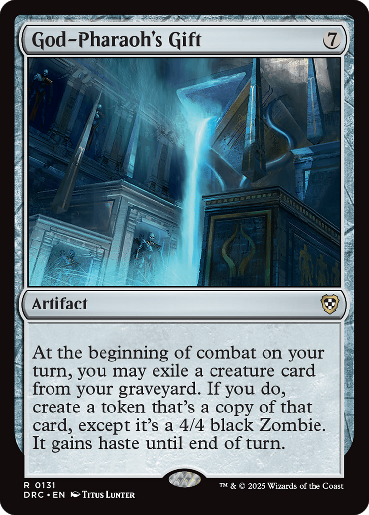 God-Pharaoh's Gift [Aetherdrift Commander] | Webway Games