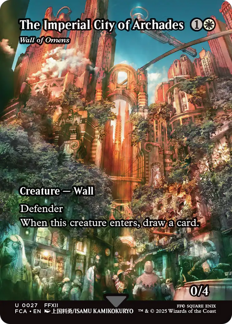 The Imperial City of Archades - Wall of Omens (Showcase) [FINAL FANTASY : Through the Ages] | Webway Games
