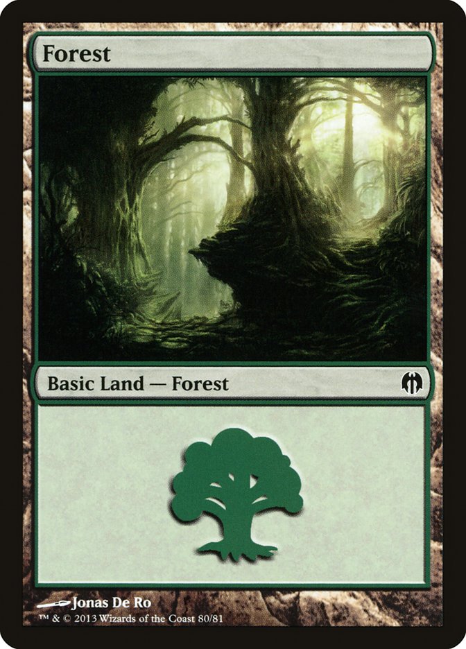 Forest (80) [Duel Decks: Heroes vs. Monsters] | Webway Games