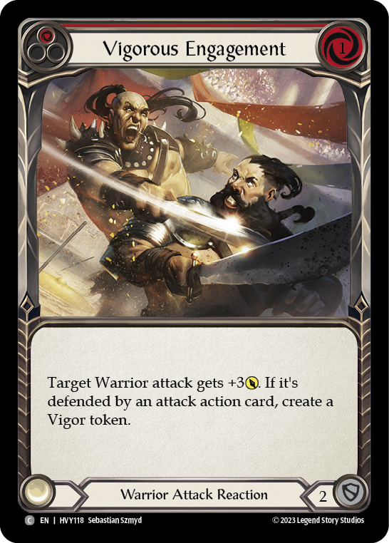 Vigorous Engagement (Red) [HVY118] (Heavy Hitters)  Rainbow Foil | Webway Games