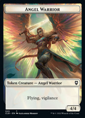 Kor Warrior // Angel Warrior Double-Sided Token [Commander Legends: Battle for Baldur's Gate Tokens] | Webway Games