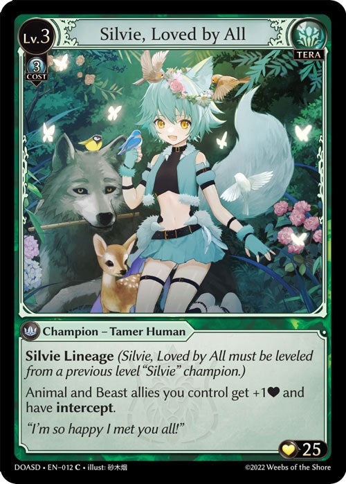 Silvie, Loved by All (012) [Dawn of Ashes: Starter Decks] | Webway Games